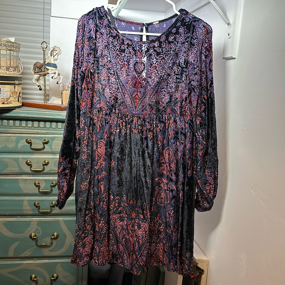 Free People Mini Long Sleeve Dress